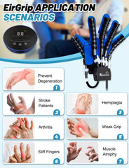 Recovon Finger Trainer Smart Rehabilitation Übungshandschuhe